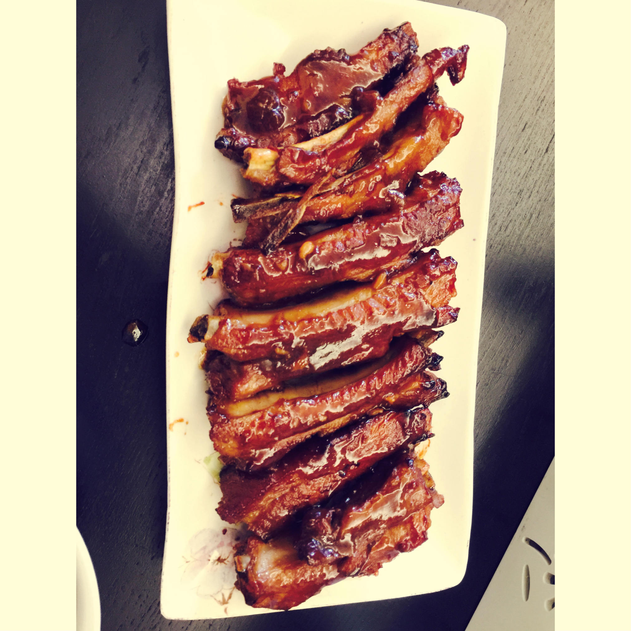 蜜汁烤肋排