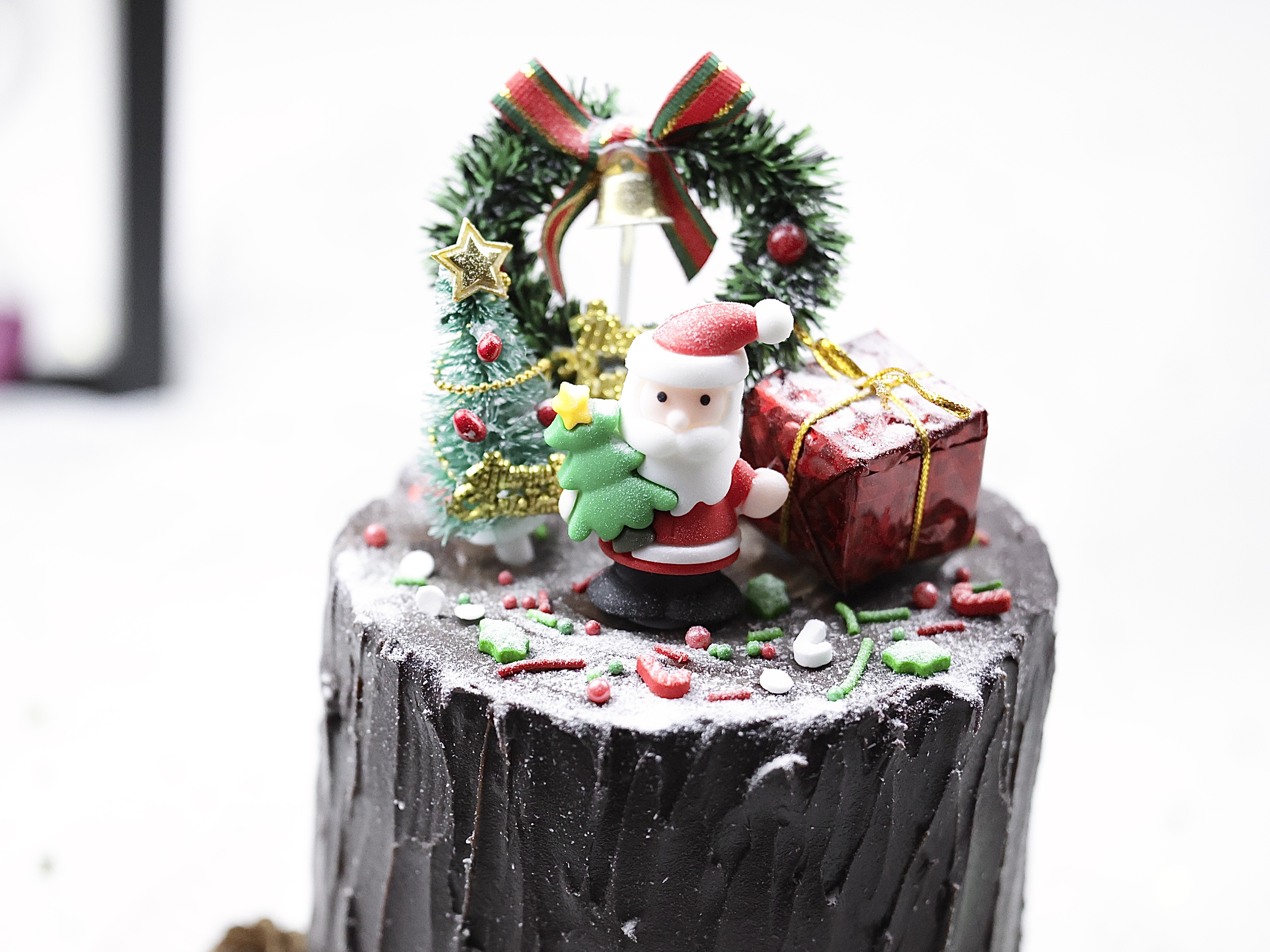 圣诞蛋糕🎄巧克力树桩蛋糕的做法 步骤26