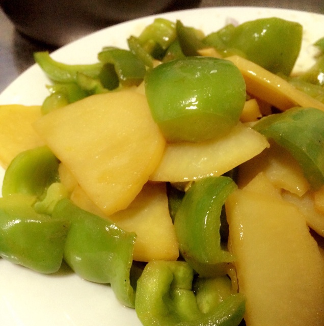 青椒炒土豆片