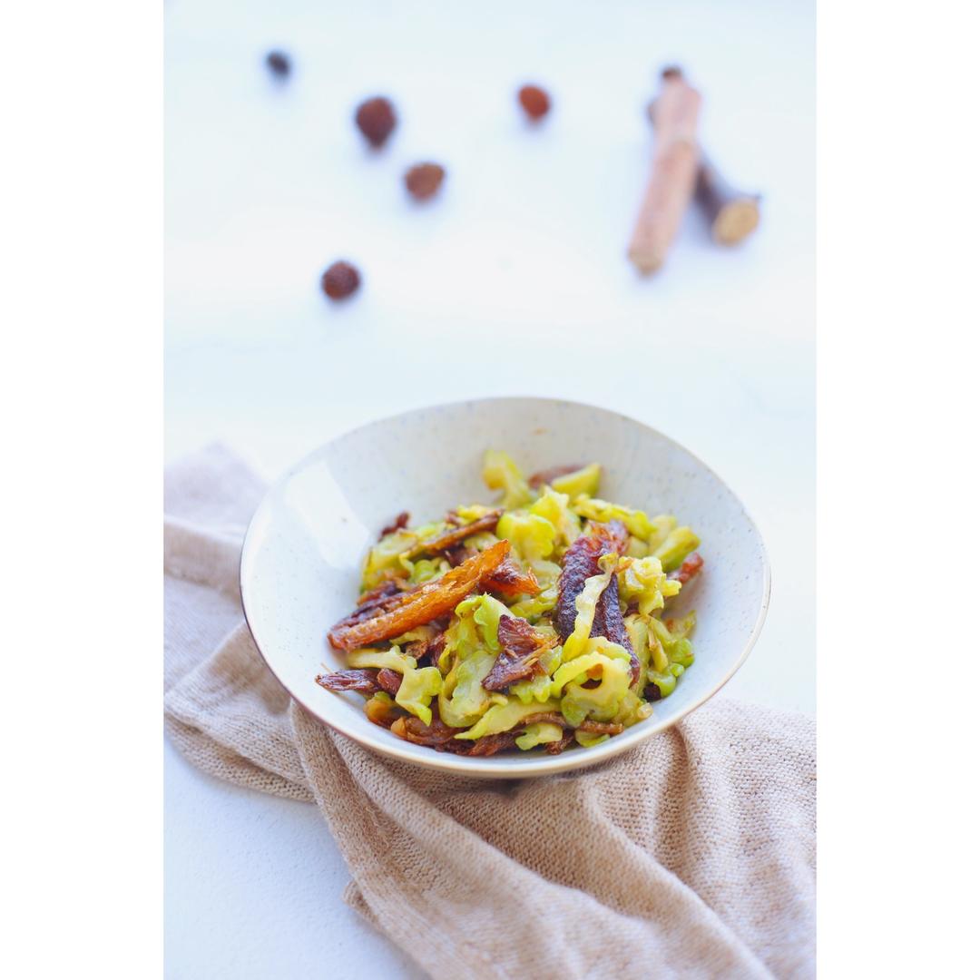 豆豉鲮鱼炒苦瓜