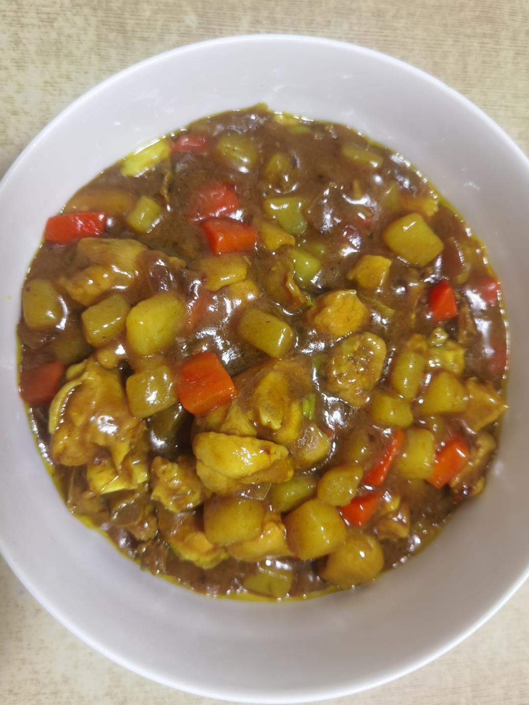 咖喱土豆鸡块