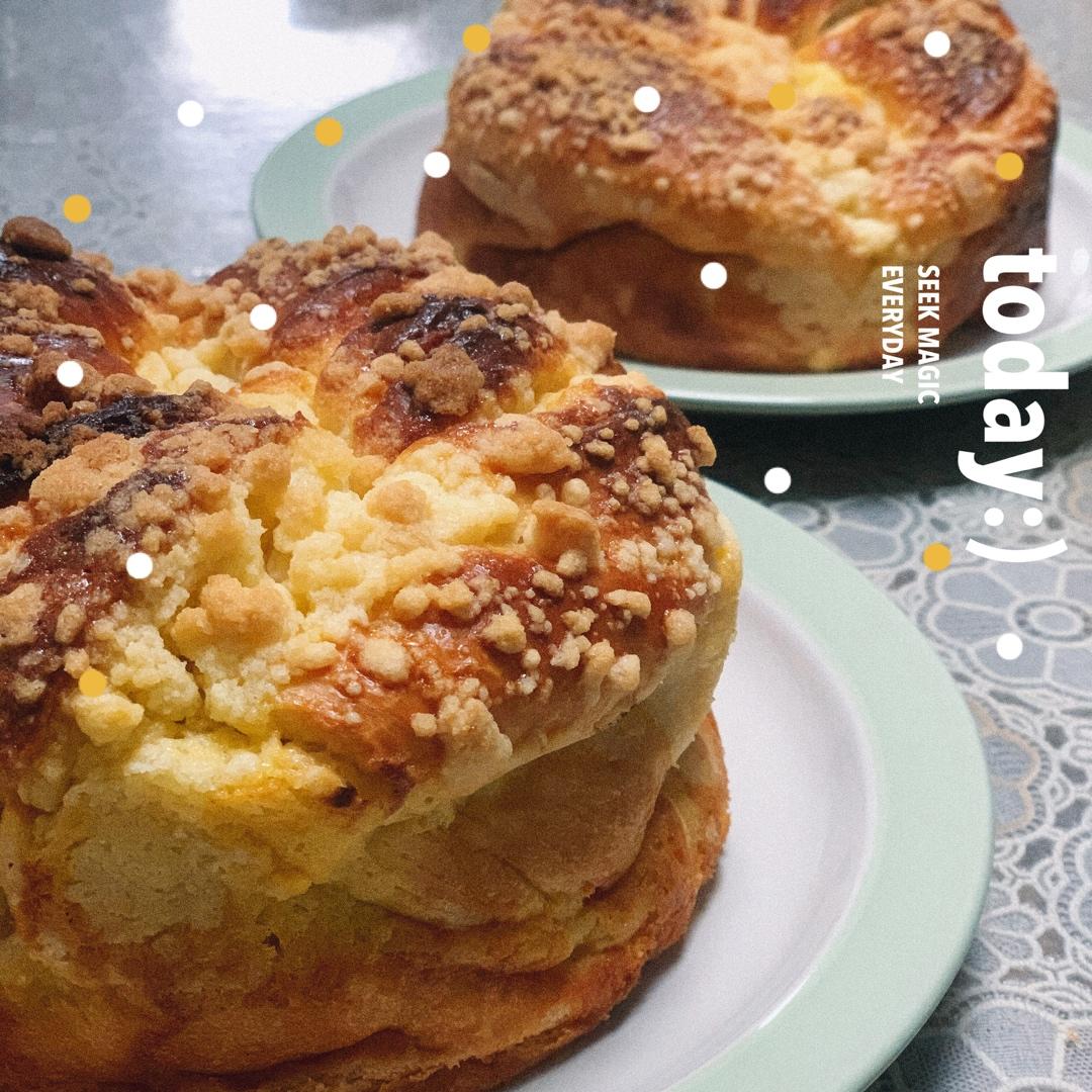 香的嗷嗷叫❗️【酥粒奶酥吐司】经典奶酥+酥粒，无法拒绝❗️