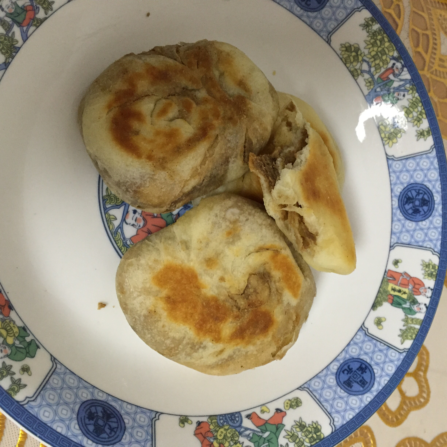 发面烧饼