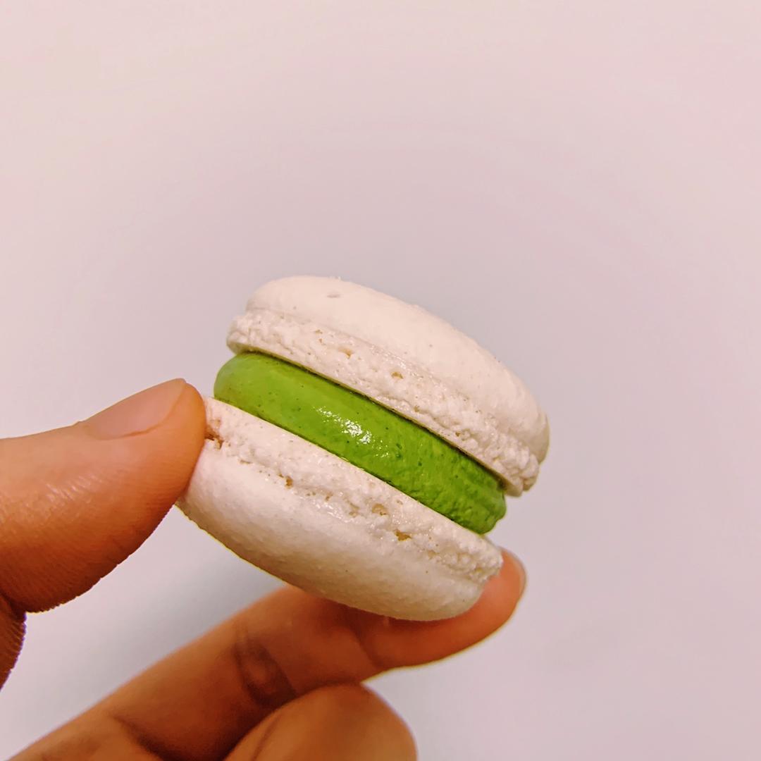抹茶乳酪白巧马卡龙