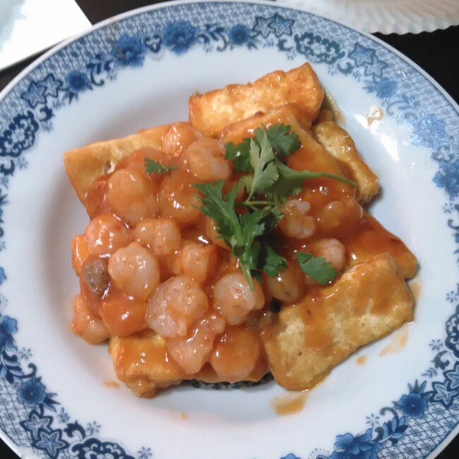 鲜虾番茄豆腐