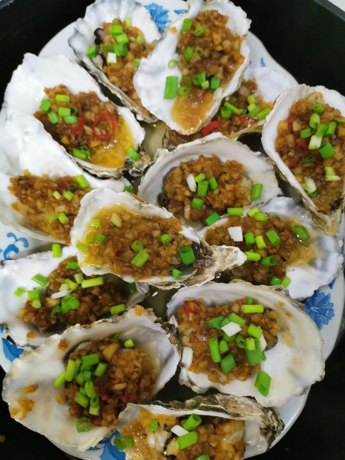 超简单～蒸蒜蓉生蚝