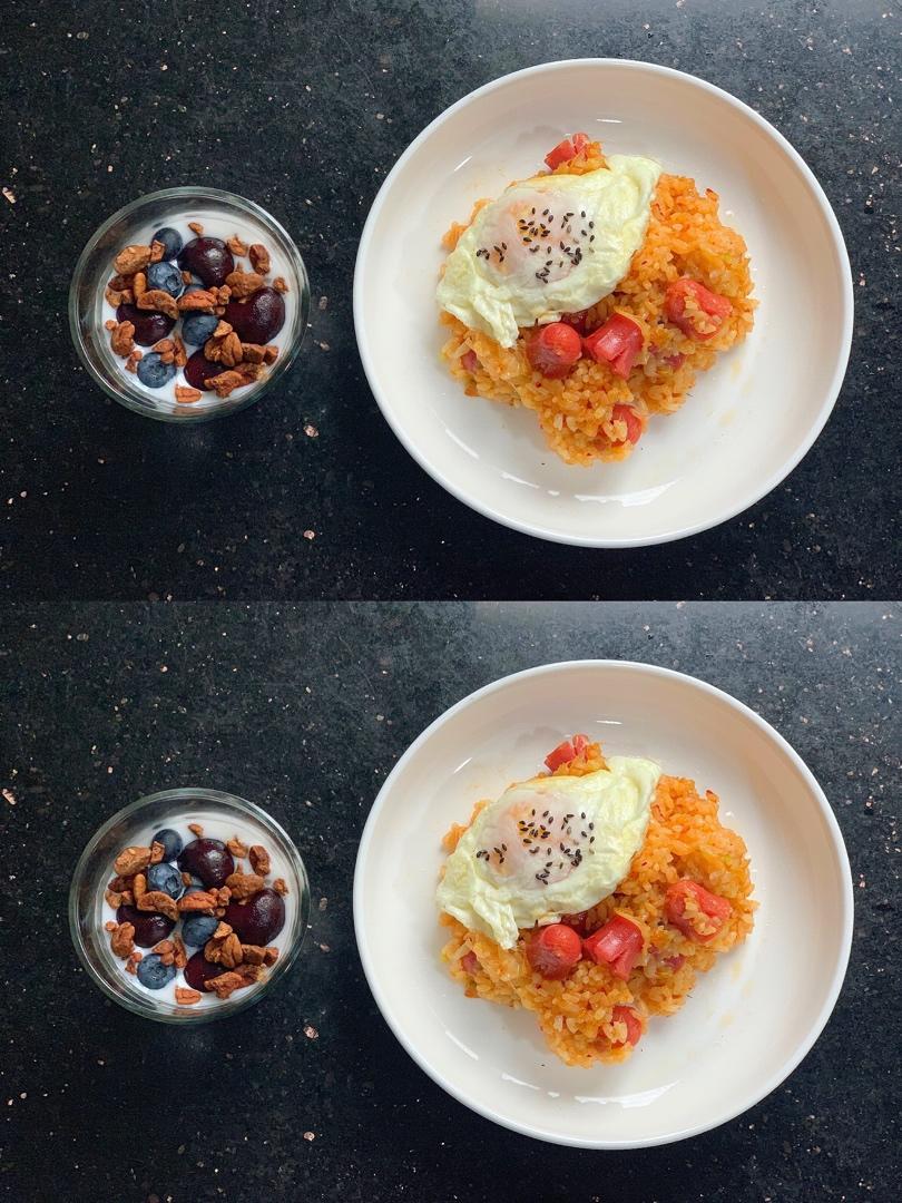 姜食堂同款芝士泡菜炒饭