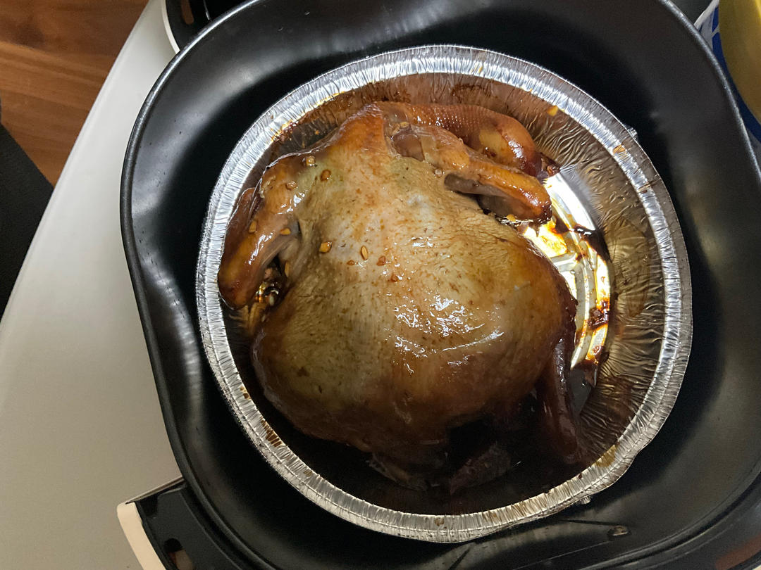 空气炸锅版🔥烤箱版🔥烤整鸡🐔童子鸡🐔三黄鸡🐔