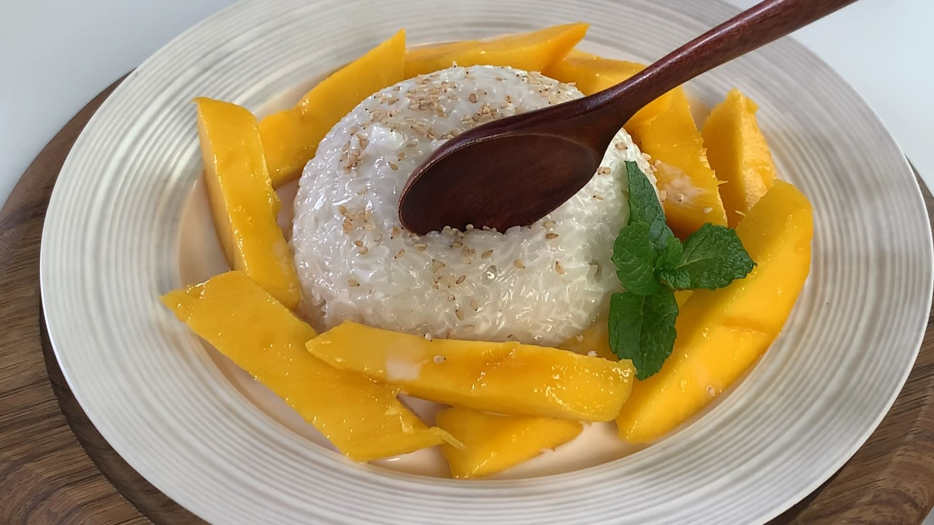 ⭐泰式椰香芒果糯米饭⭐的做法 步骤18