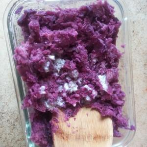椰丝紫薯球超简单版(内有小tip)的做法 步骤2