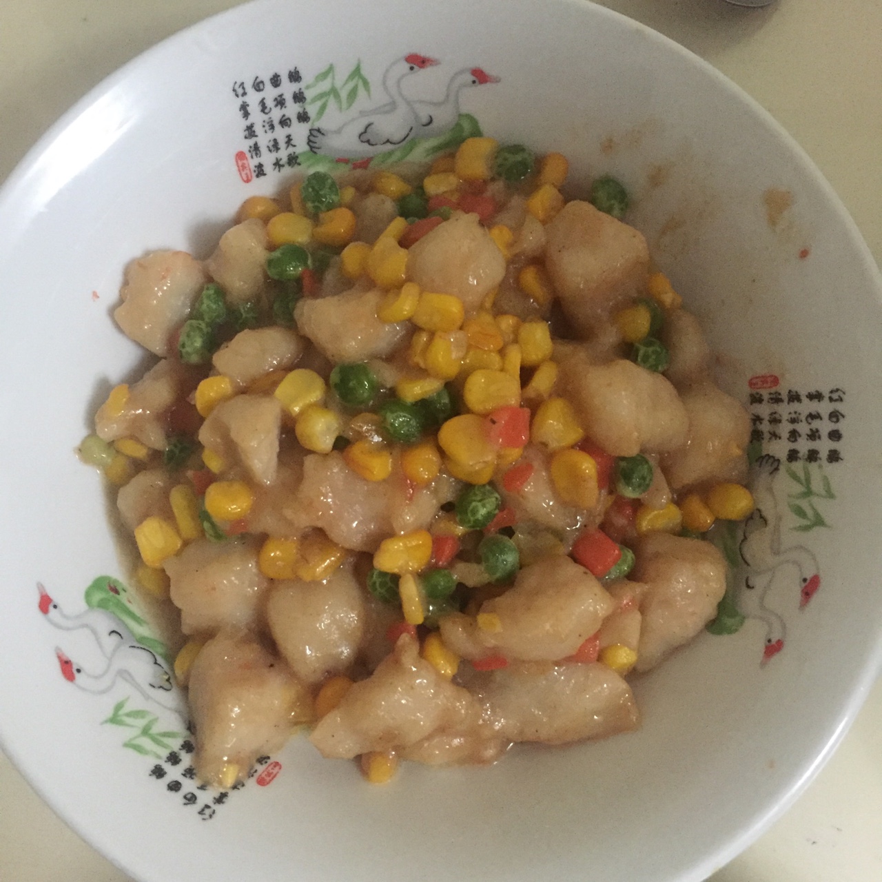 当龙利鱼（或巴沙鱼）遇到玉米【妞的食记】