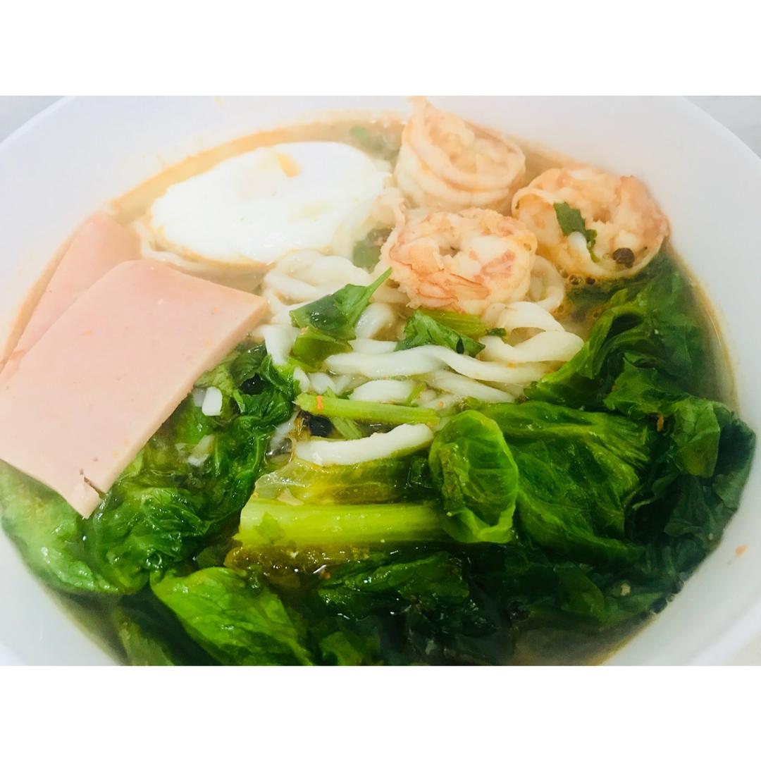 十分钟快手鲜虾面