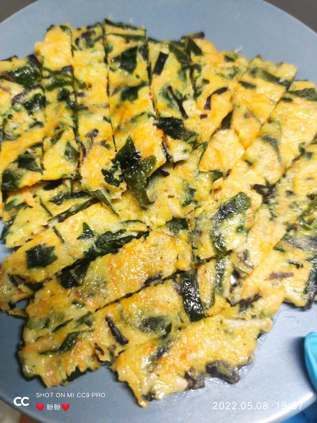 裙带菜减脂蔬菜饼