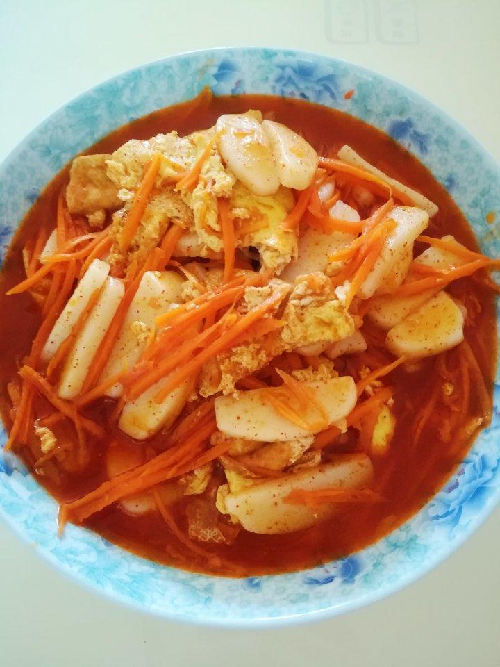 韩式辣炒年糕（or网红芝士套路之芝心年糕）