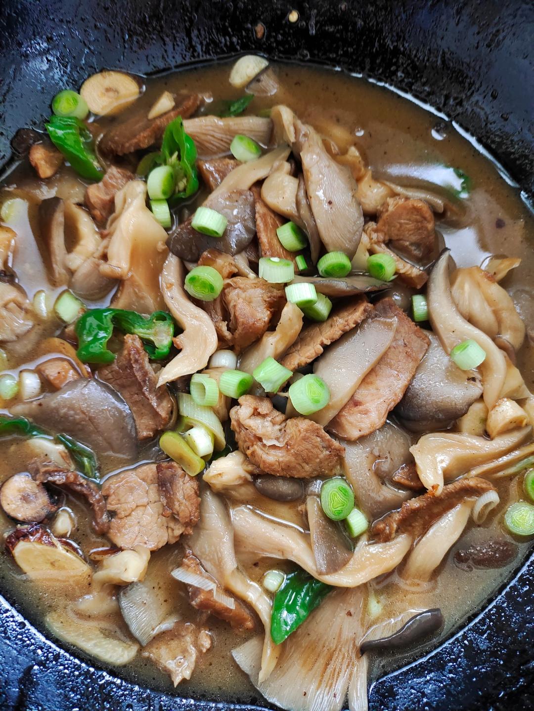 家常蘑菇炖肉