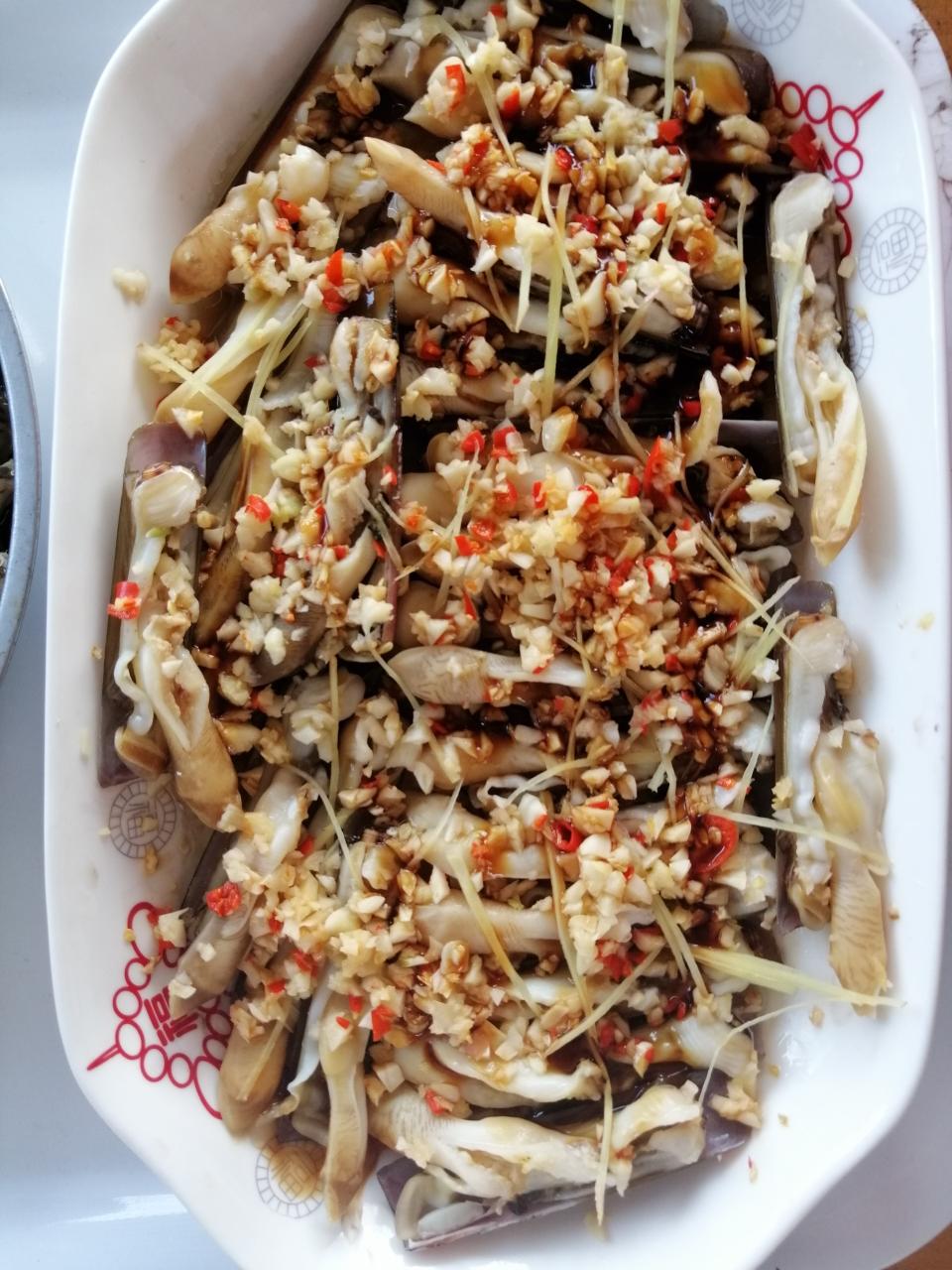 蒜蓉蒸圣子螺的做法