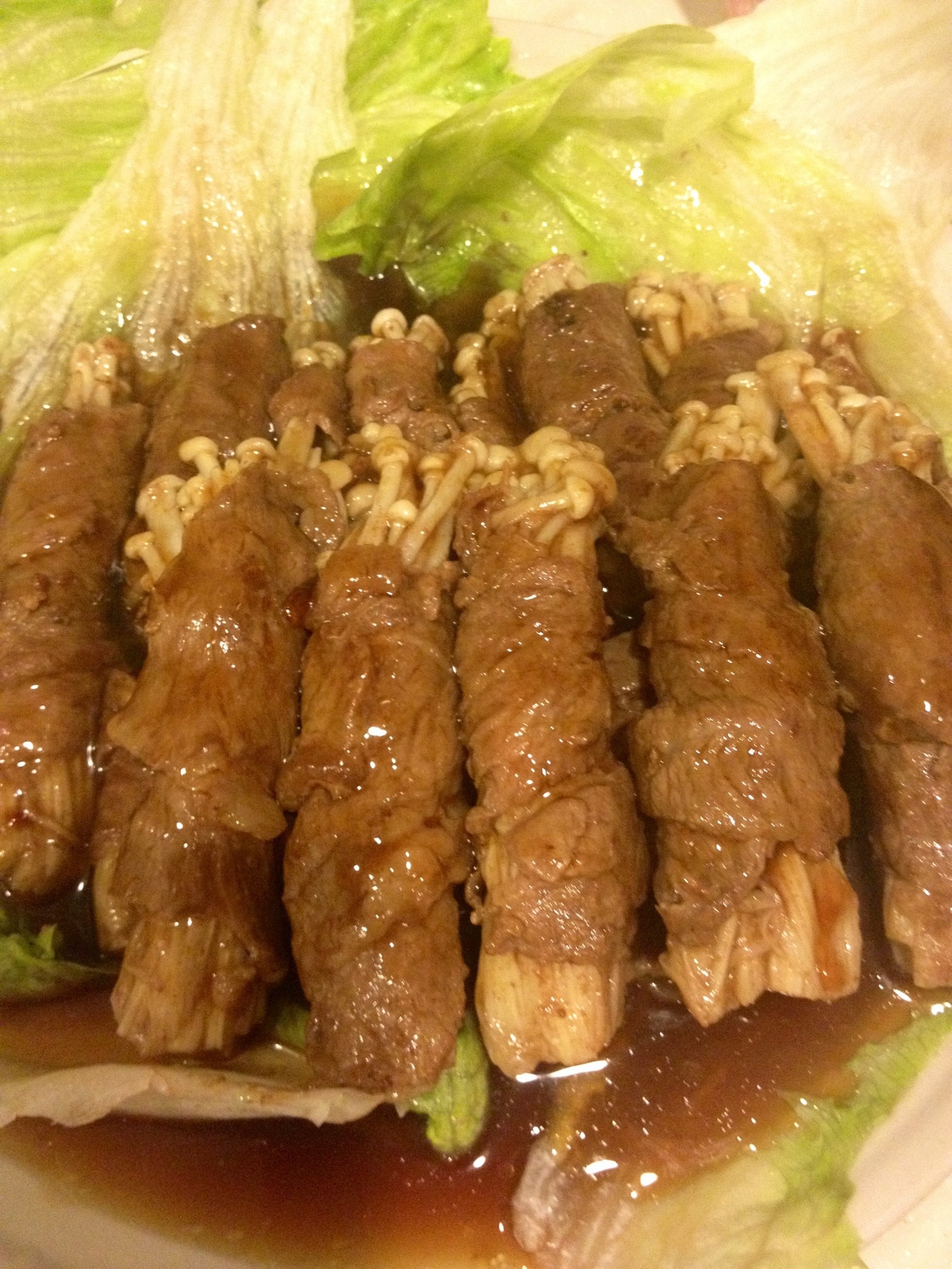 肥牛金针菇卷