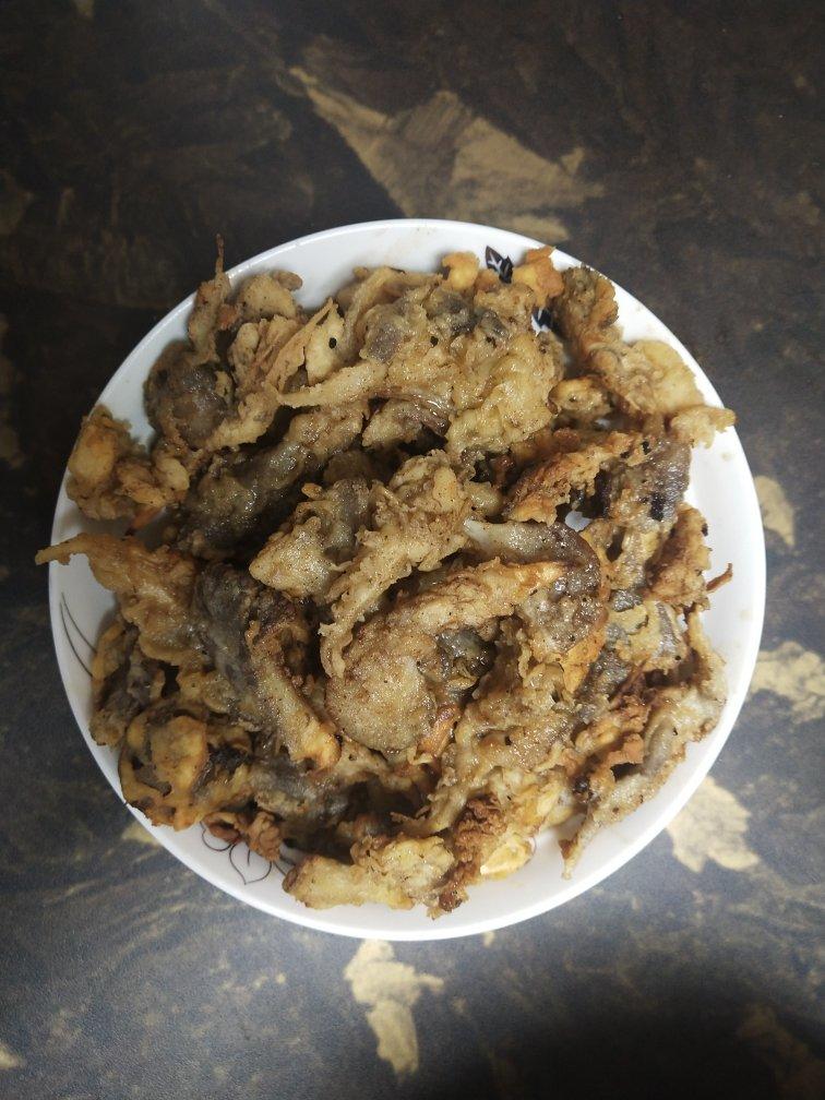 软炸蘑菇（平菇）