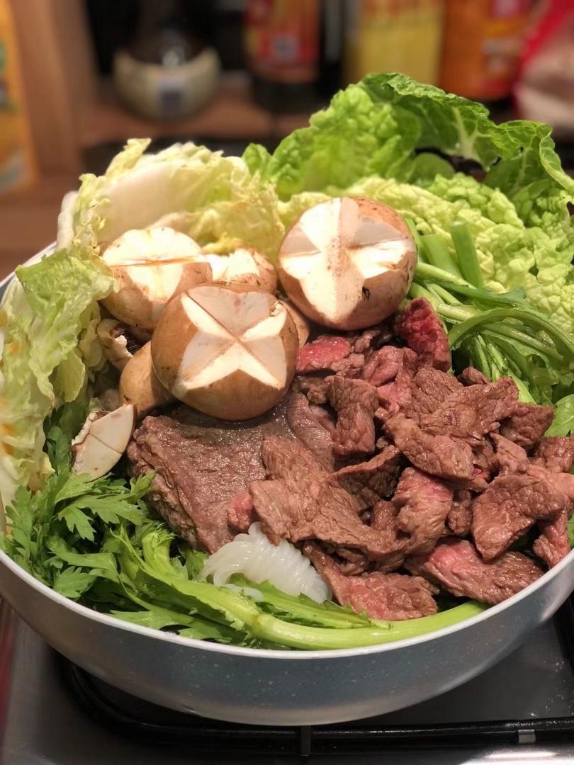 家庭简易版寿喜锅
