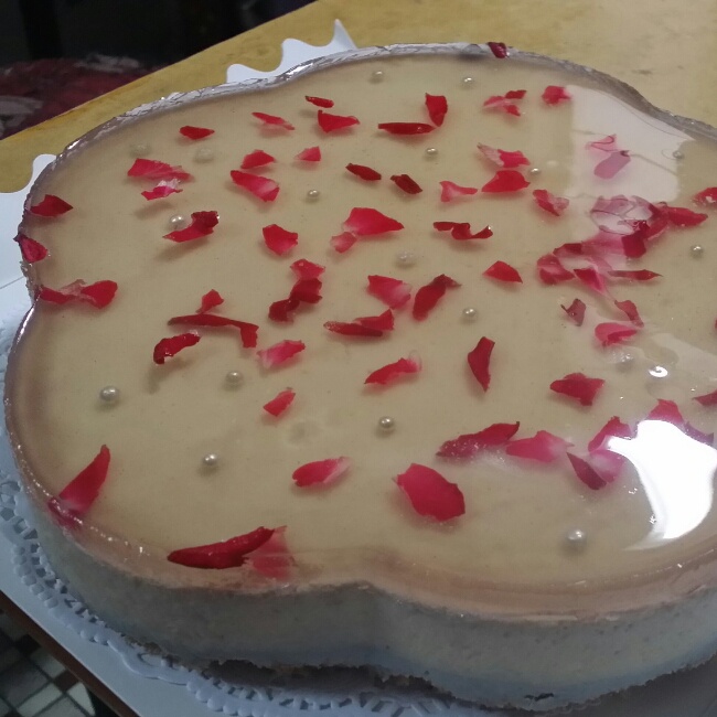 玫瑰慕斯蛋糕