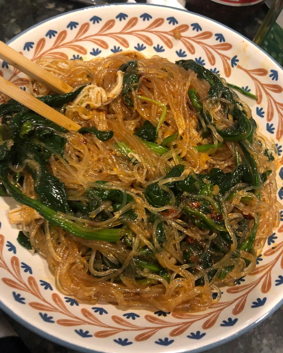 凉拌菠菜