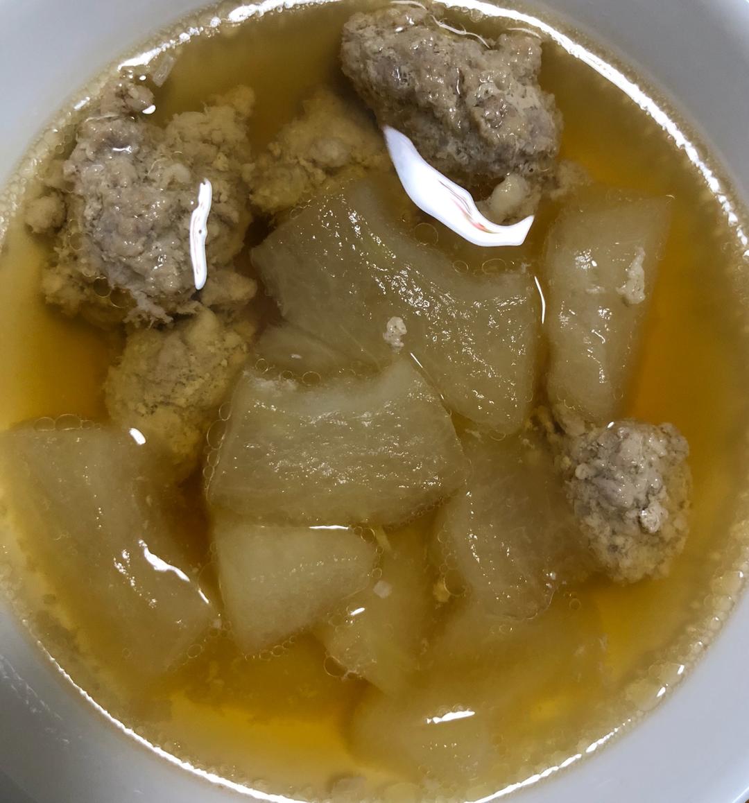 冬瓜汆丸子汤