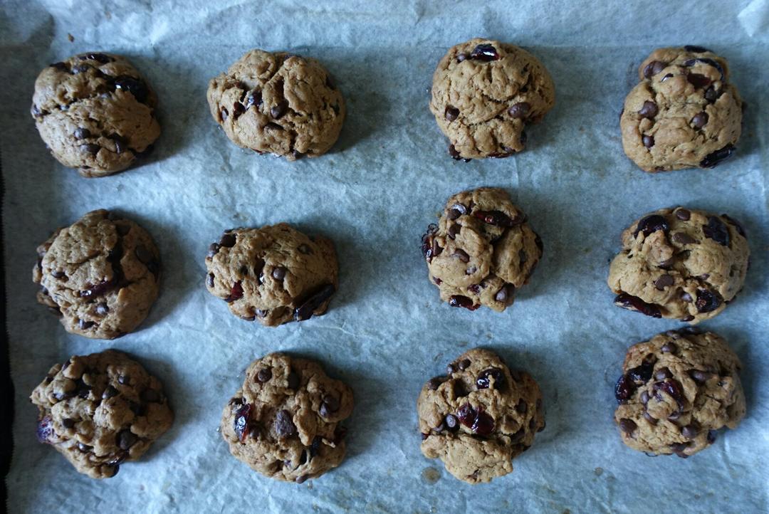 素食版葡萄巧克力软曲奇