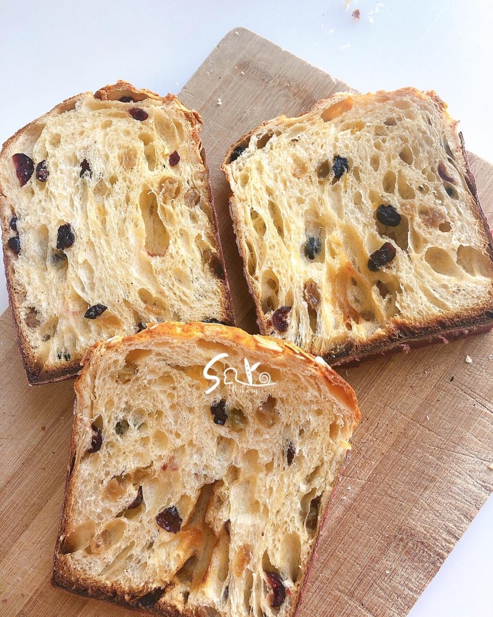 Sara爱烘焙：天然酵母Panettone潘娜托尼