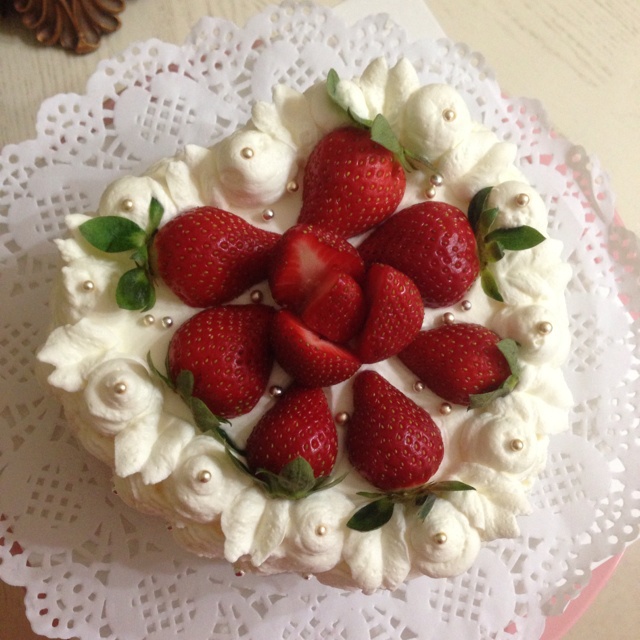 奶油水果装饰蛋糕