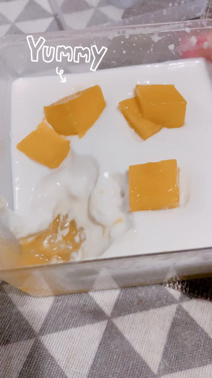泰式点心～椰汁西米糕（芒果味）