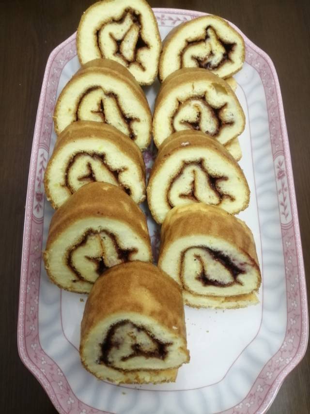 原味蛋糕卷