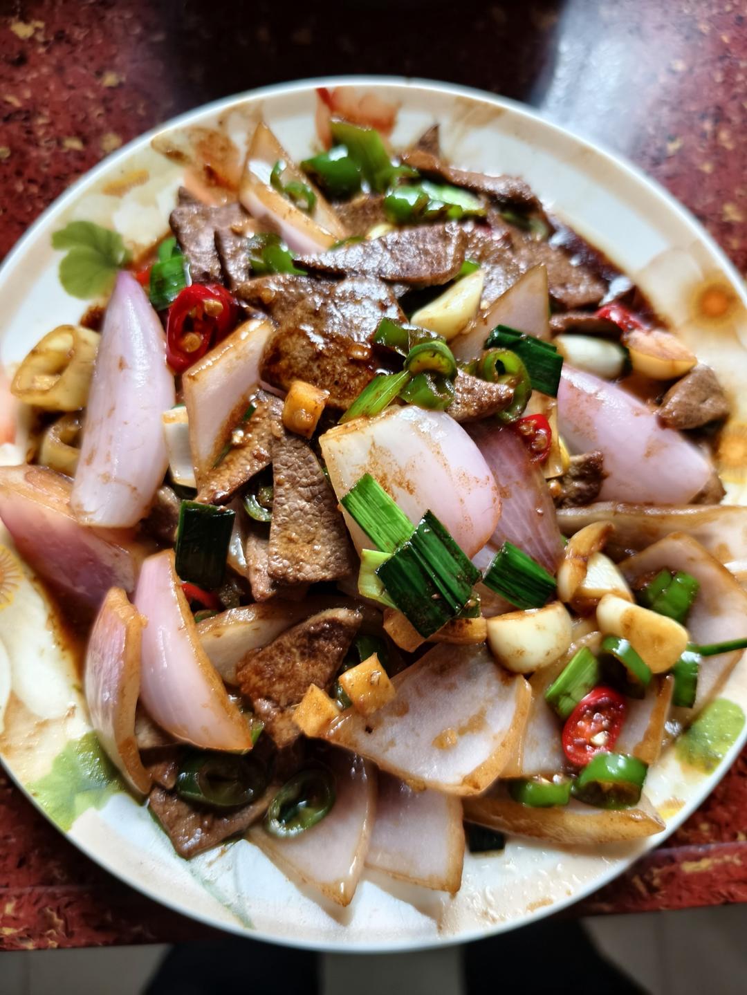 这样炒的猪肝鲜嫩入味，一点都不腥，特别好吃😋