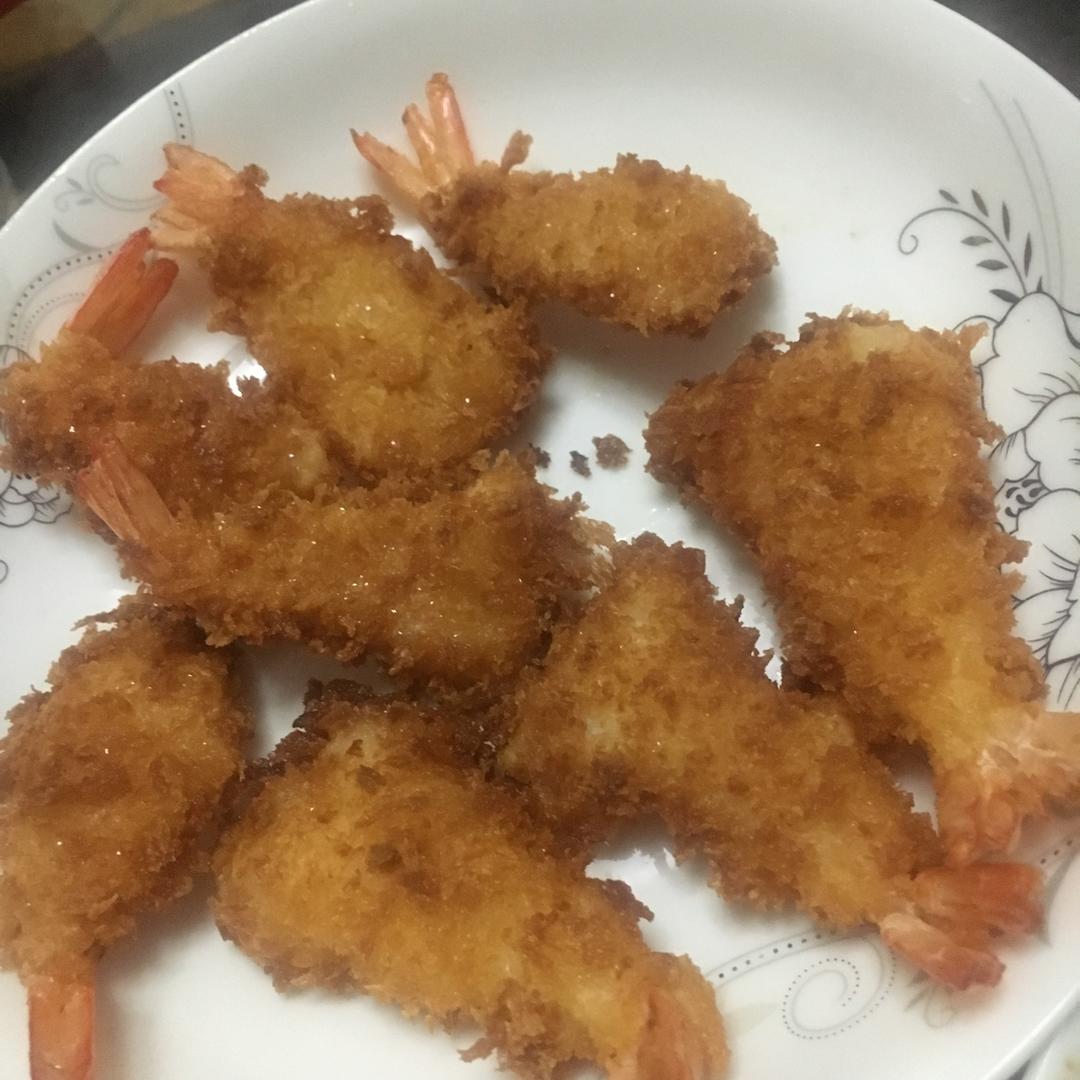 面包糠炸虾