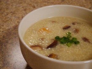雞湯海參香菇小米粥的做法 步驟8