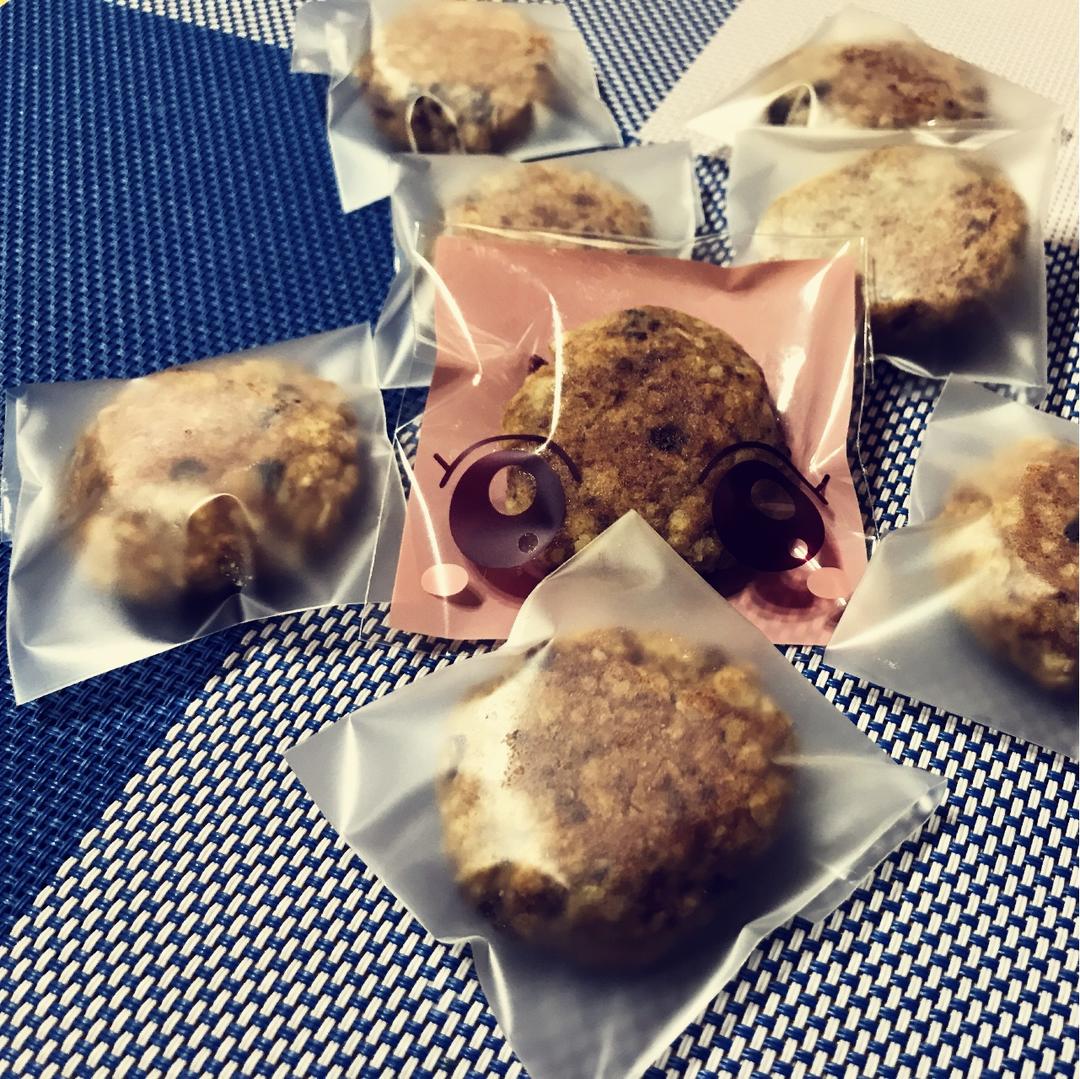 香喷喷又讨喜的红糖椰蓉燕麦饼干