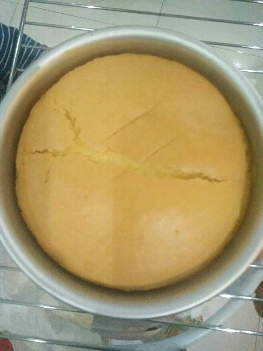 八寸戚风蛋糕（生日蛋糕坯）附六寸配单