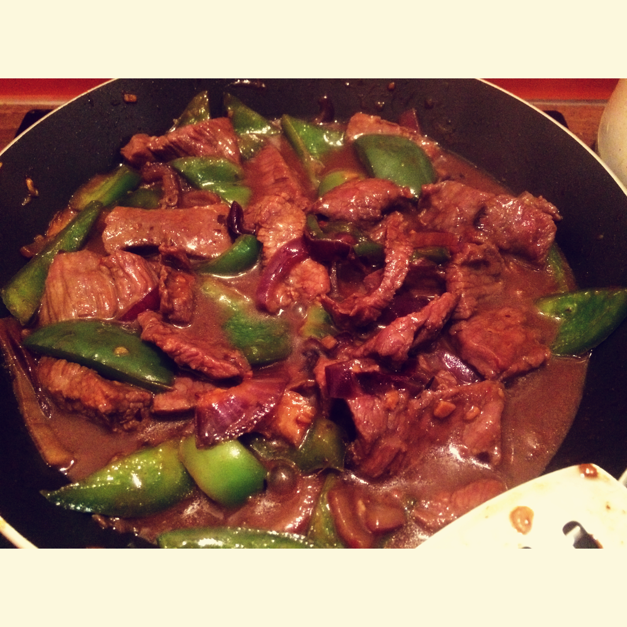 简单版豉椒牛肉