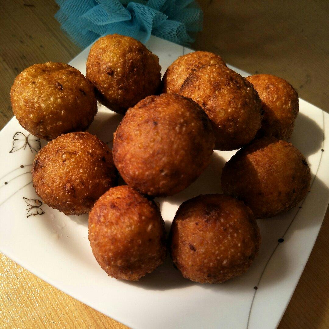 红薯系列——夹馅红薯丸子（奶酪）