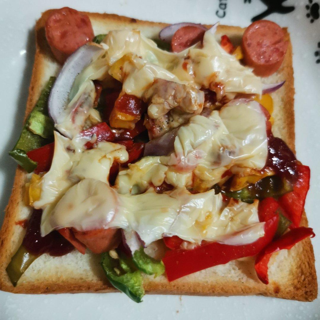 超好吃面包披萨🍕