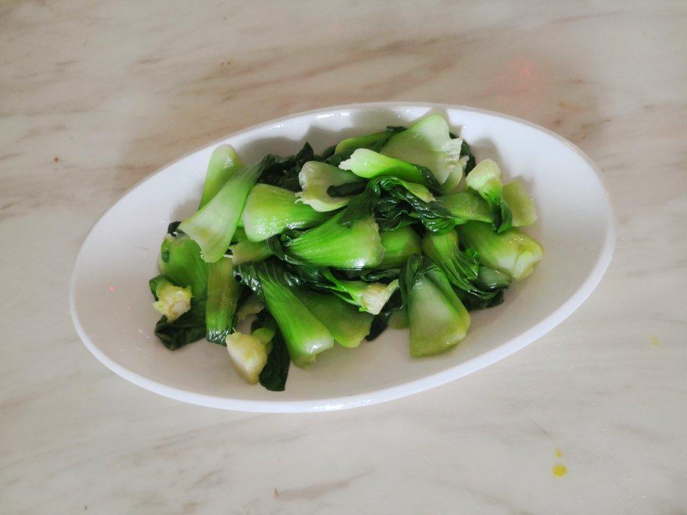炒青菜，脆而不生，熟而不老