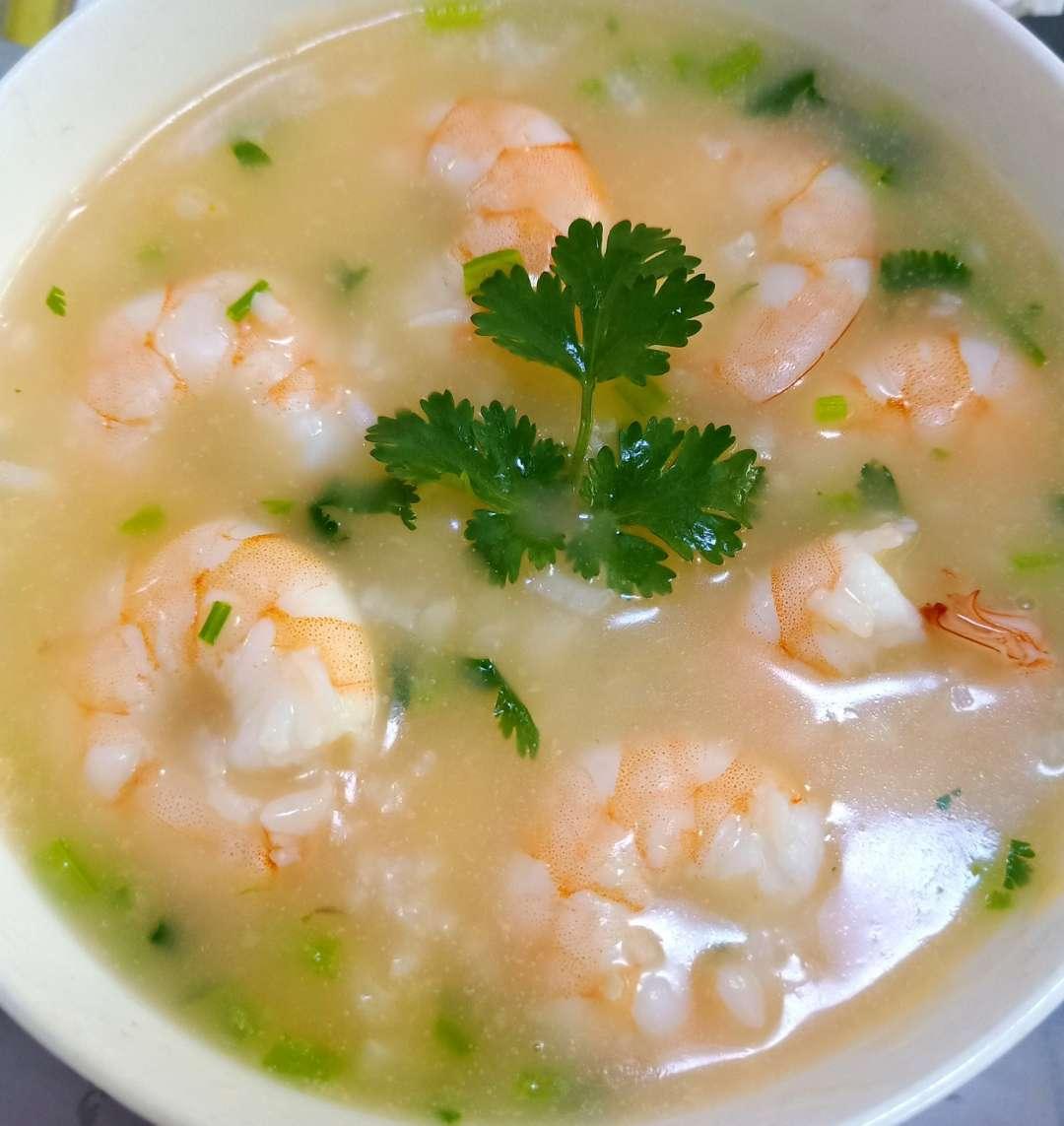 砂锅虾仁粥