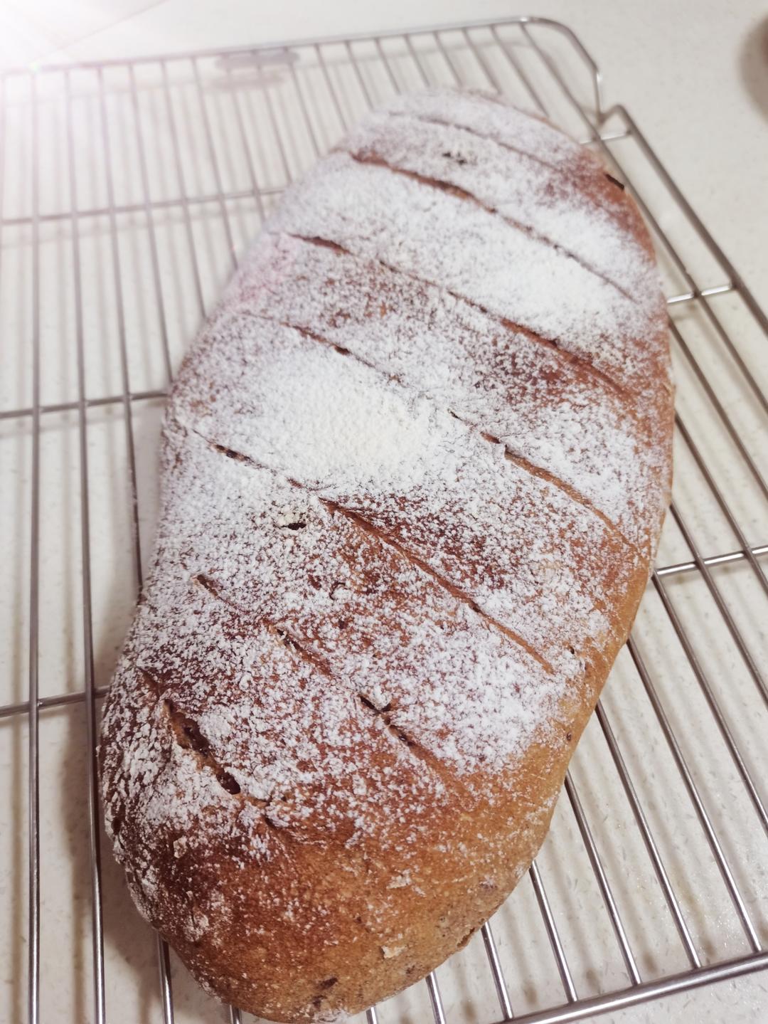 给减肥瘦身党  无糖无油全麦面包（免揉懒人版）