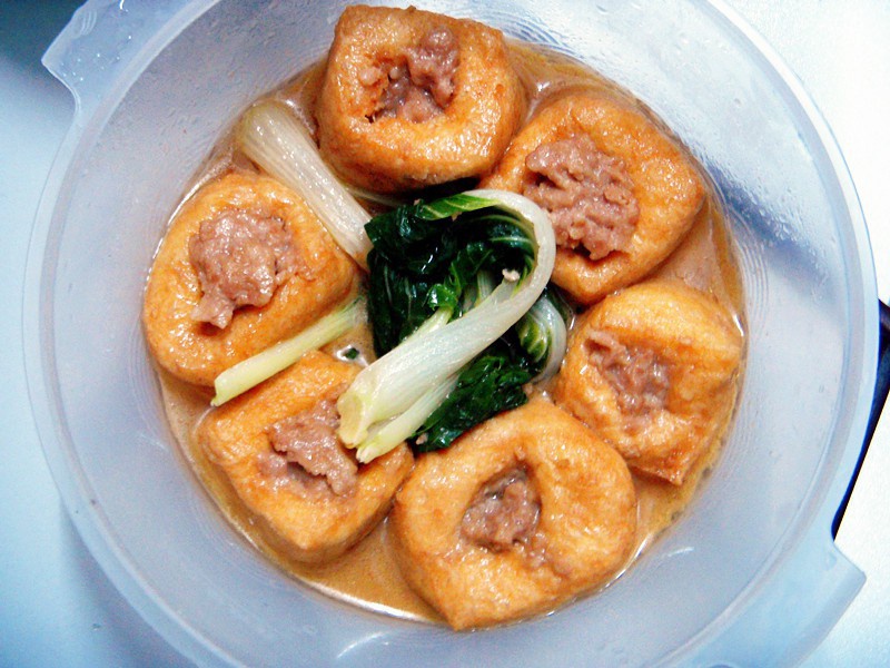 油豆腐塞肉