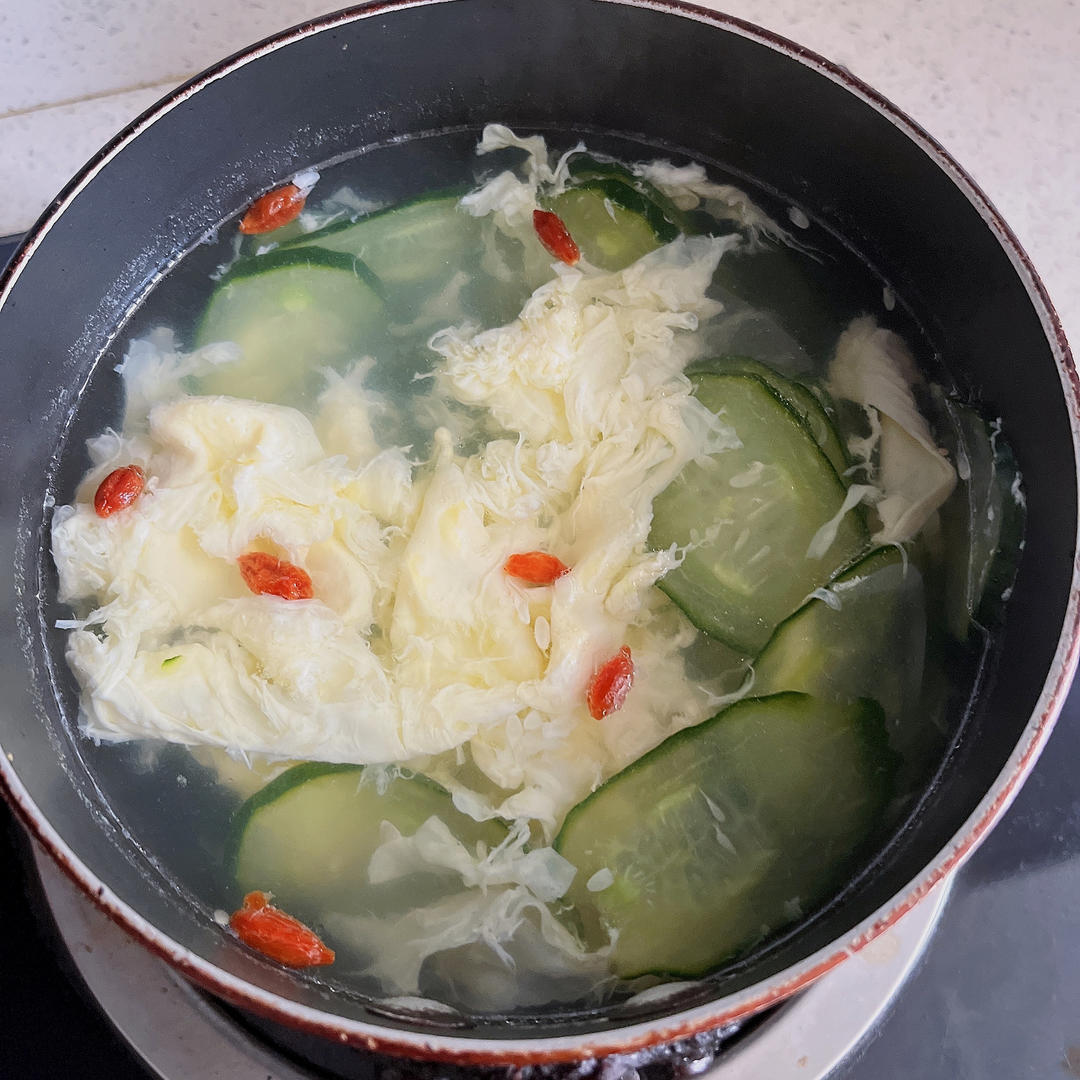 黄瓜鸡蛋汤