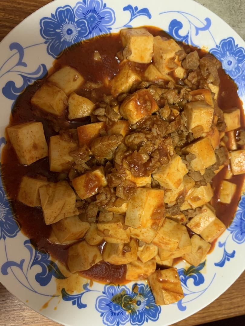 韩式辣酱肉末豆腐