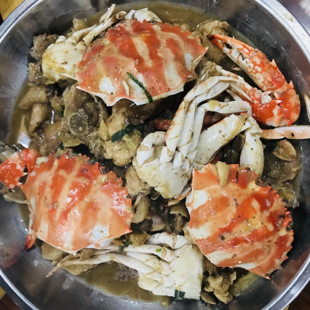 美味鸡煲蟹/鸡焖蟹煲
