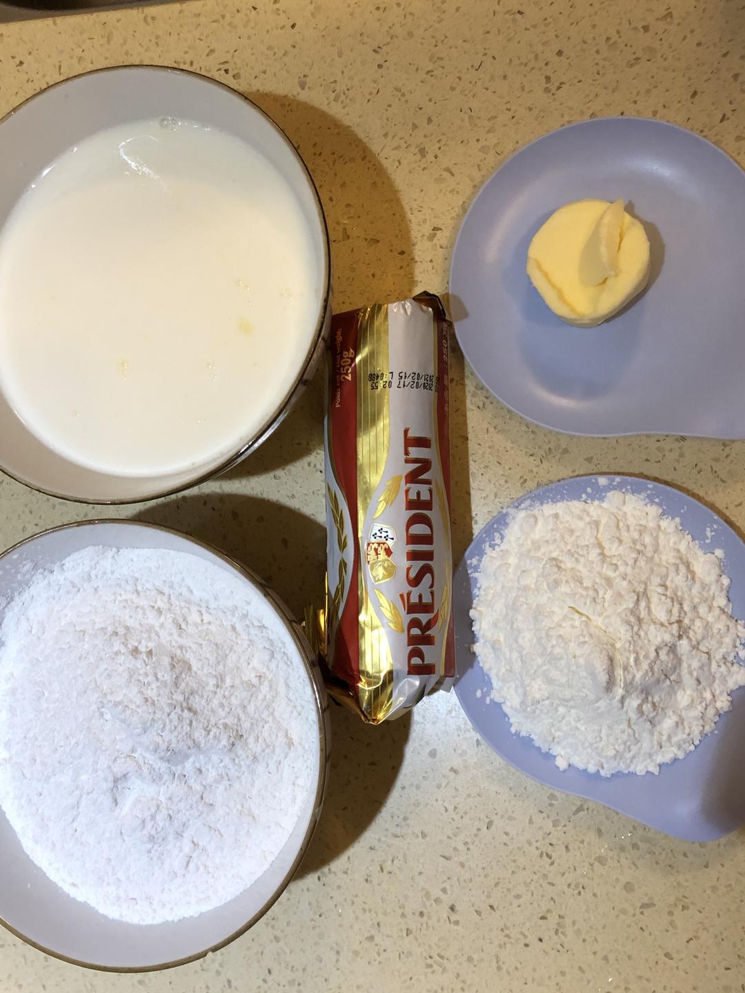 纯奶手撕吐司的做法 步骤1