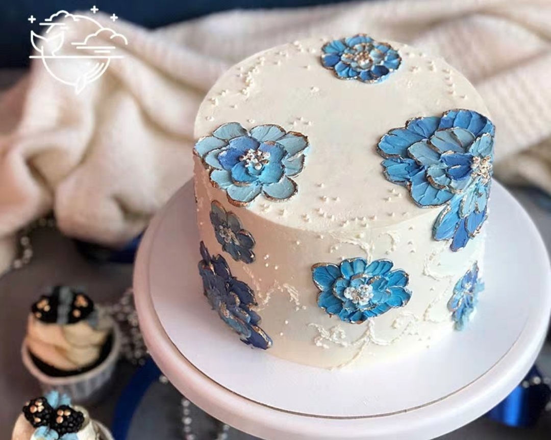 生日蛋糕裱花造型创意图鉴赏大全的做法