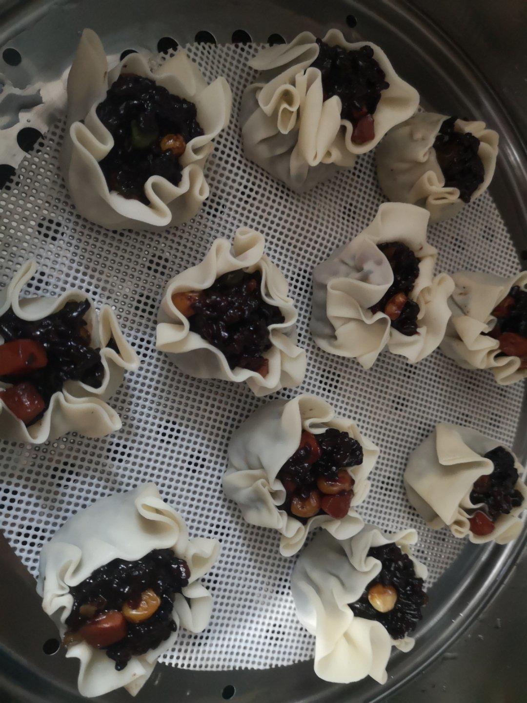 紫米烧麦 宝宝辅食食谱