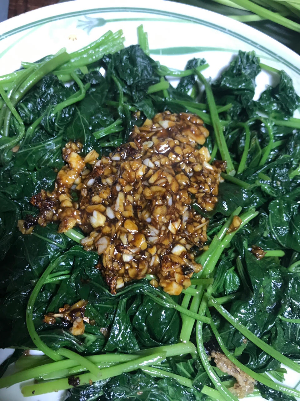 不用炒的番薯叶